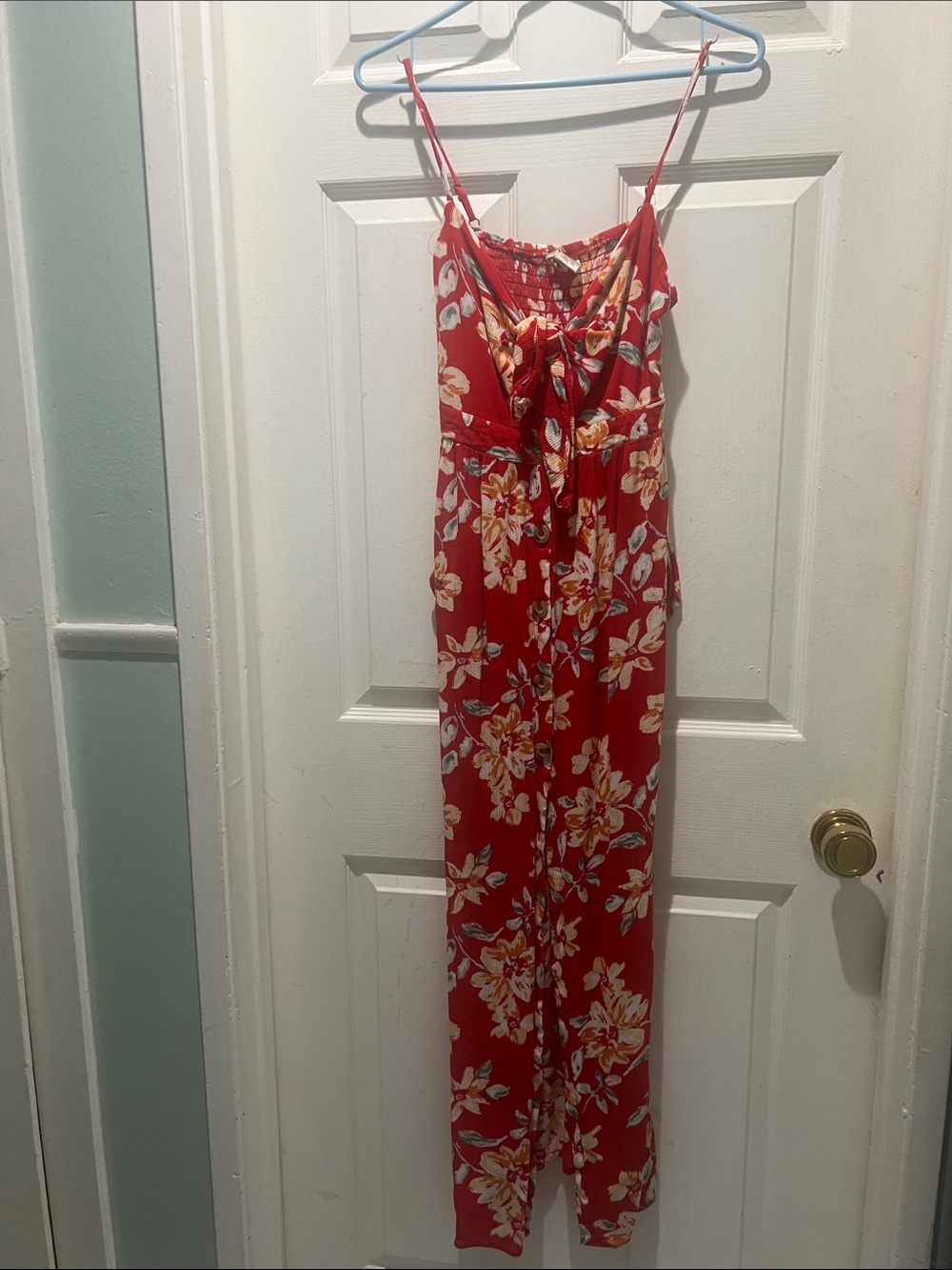 Mimi Chica Red Floral Maxi Dress